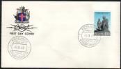 Iceland FDC 5/9 1968 Statue Author - FDC