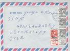 Israel Air Mail Cover Sent To Czechoslovakia Betlehem 30-10-1986 ?? - Luchtpost