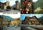 Carte Postale 74. Saint-Jeoire-en-Faucigny  Hotel Des Alpes  G. Bene  Prop.  Très Beau Plan - Saint-Jeoire