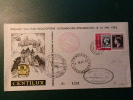 A0540      1° VOL LUX/STRASBOURG  HELI     1952 - Storia Postale