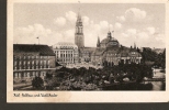 440. Germany Schleswig-Holstein Kiel Rathaus Und Stadttheater - Old Postcard By Schoning & Co - Kiel