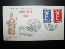 FRANCE FDC 1958  EUROPA CEPT - 1958