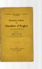 Chansons Inédites De GAUTHIER D'ARGIES Trouvère PICARD Du XIIIe Siècle.eugène VAILLANT.1913.broché.137 Pp - Picardie - Nord-Pas-de-Calais