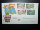 1 ENVELOPPE 1 COVER MONACO  FDC 1962  EUROPA CEPT - 1962