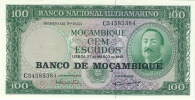 100  SCUDOS -  BANCO  NACIONAL  ULTRAMARINO   /  Anno: 1961 - Moçambique