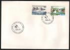Iceland FDC 24/3 1983 Rapid Waterfall Mountain  Fiord - FDC