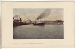 CPA De Folkestone (Kent England UK): S.S. Onward Leaving Harbour - Folkestone