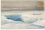 Greenland Fog Bank Ice Cap, Crevasse Dog Team Stamped Reykjavik 1908 Not  P. Used Tuck - Greenland