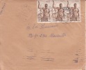 NDJOLE ( Bureau Rare ) Transit > Lambaréné > Libreville,GABON - Afrique,colonies Francaise,avion,lettre,ma Rcophili - Cartas & Documentos