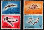 PIA - SMA - 1963 : Preolimpica - Mostra Filatelica "Verso  Tokyo" - (SAS 649-58) - Unused Stamps