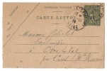 Carte Lettre Cad Charenton Le Pont Du1/11/1919 Avec Beau Texte A L´interieur - Cartes-lettres