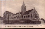 CPA.     CONFLANS-SAINTE-HONORINE.       L'Eglise Et Le Prebytère. - Conflans Saint Honorine