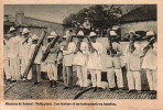 CPA.       PHILIPPINES.   Missions Van Scheut.   Une Fanfare Et Ses Instruments En Bambou. - Philippines