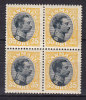 Denmark 1919 Mi. 103     35 Ø King König Christian IX. 4-Block MH* - Ungebraucht