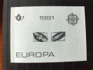 EUROPA CEPT ANNO 1991 BELGIO FOGLIETTO SPECIALE /SHEET NUOVO FDC - 1991
