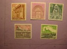 ESPAGNE ARCHITECTURE 5 Timbres NEUFS SPAIN 5 STAMPS MNH ARCHITECTURE - Covers & Documents