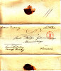 Poland Prephilatelic Cover KALISZ 1836 In Red Manuscip ID - ...-1860 Voorfilatelie