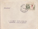 ZANAGA ( Petit Bureau ) Transit > Dolisie - CONGO - 1957 - Afrique,colonies Francaises,avion,lettre,m Arcophilie,rare - Cartas & Documentos
