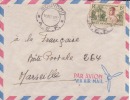 Moundou Tchad Afrique Colonie Française Devant De Lettre Par Avion Pour Marseille Marcophilie - Storia Postale