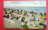 - New York > Long Island   Resting On The Sand At Rockaway Beach   1919  Cancel-- Ref 401 - Long Island