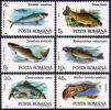 Romania 1992 Sealife Marine Life Fish Animal Fishes Animals Fauna Nature Shell MNH Michel 4776-4781 Romania 3728-3733 - Nuovi