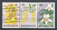 Barbade N° YVERT 378 380 381 OBLITERE - Barbados (1966-...)