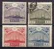 LOT DE TIMBRES DU JAPON- STAMPS JAPAN- SERIE COMPLETE 3 NEUFS ** 1 OBLIT.-  N° 166**-167°-168**-169**- COTE Y&T 233 E. - Ongebruikt