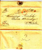 Poland Prephilatelic Cover KOWAL 1852 In Red To WLOCLAWEC - ...-1860 Voorfilatelie