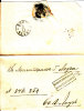 Poland Prephilatelic Cover KONSTANTYNOW 1863 In Black To LODZ Russian/polish With LODZ Receival - ...-1860 Prefilatelia