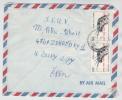 Israel Air Mail Cover Sent To Czechoslovakia Sport  Stamps - Poste Aérienne