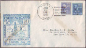 USA - FIRST FLIGHT NY To BASRA  IRAQ - OIL FIELD - U.S. AIR MAIL - 1949 - RARE - Erdöl