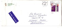 GOOD CANADA Postal Cover To ESTONIA 2002 - Good Stamped: Christmas - Brieven En Documenten