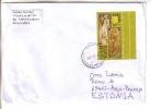 GOOD BULGARIA Postal Cover To ESTONIA 2011 - Good Stamped: Art - Lettres & Documents