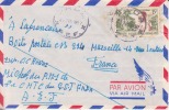 Fada ( Petit Bureau ) Tchad Afrique Colonie Française Lettre Par Avion Pour Marseille Marcophilie - Storia Postale