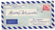 AEROGRAM - Traveled 1955th - Briefe U. Dokumente