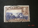 Ceylon  1935  K.George V    1 R        SG378    Used - Ceylon (...-1947)