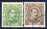 ##D1568. Iceland 1932-33. Michel 160-61. Used(o) - Usati