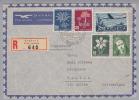 Schweiz 1947-05-02 Swissair DC-4 R-Brief - First Flight Covers