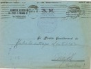 Carta Barcelona 1926. Franquicia Regimiento Artilleria - Lettres & Documents