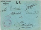 Carta Barcelona 1923. Inspeccion Privincial SANIDAD - Storia Postale