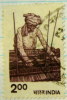 India 1980 Man At Loom 2r - Used - Unused Stamps