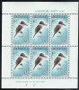 New Zealand Scott #B59a MH Miniature Sheet Of 6 Health Stamps - Kotare - Ungebraucht