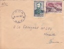 Fada ( Petit Bureau ) Tchad Afrique Colonie Française Lettre Par Avion Pour Marseille  Marcophilie - Storia Postale