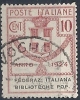 1924 REGNO USATO PARASTATALI 10 CENT - RR9831-2 - Franchigia