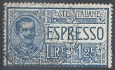 1925-26 REGNO USATO ESPRESSO 1,25 LIRE - RR9834 - Eilsendung (Eilpost)