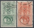 1932-33 REGNO USATO ESPRESSI 2 VALORI - RR9834 - Eilsendung (Eilpost)