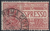 1925-26 REGNO USATO ESPRESSO 70 CENT - RR9835-3 - Eilsendung (Eilpost)