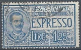 1925-26 REGNO USATO ESPRESSO 1,25 LIRE - RR9835 - Eilsendung (Eilpost)