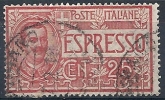 1903 REGNO USATO ESPRESSO 25 CENT - RR9838 - Exprespost