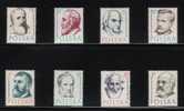 POLAND 1957 DOCTORS SET OF 8 NHM Health Medicine Famous Poles Chemists Biologist Philosophers Physical Sciences - Unused Stamps